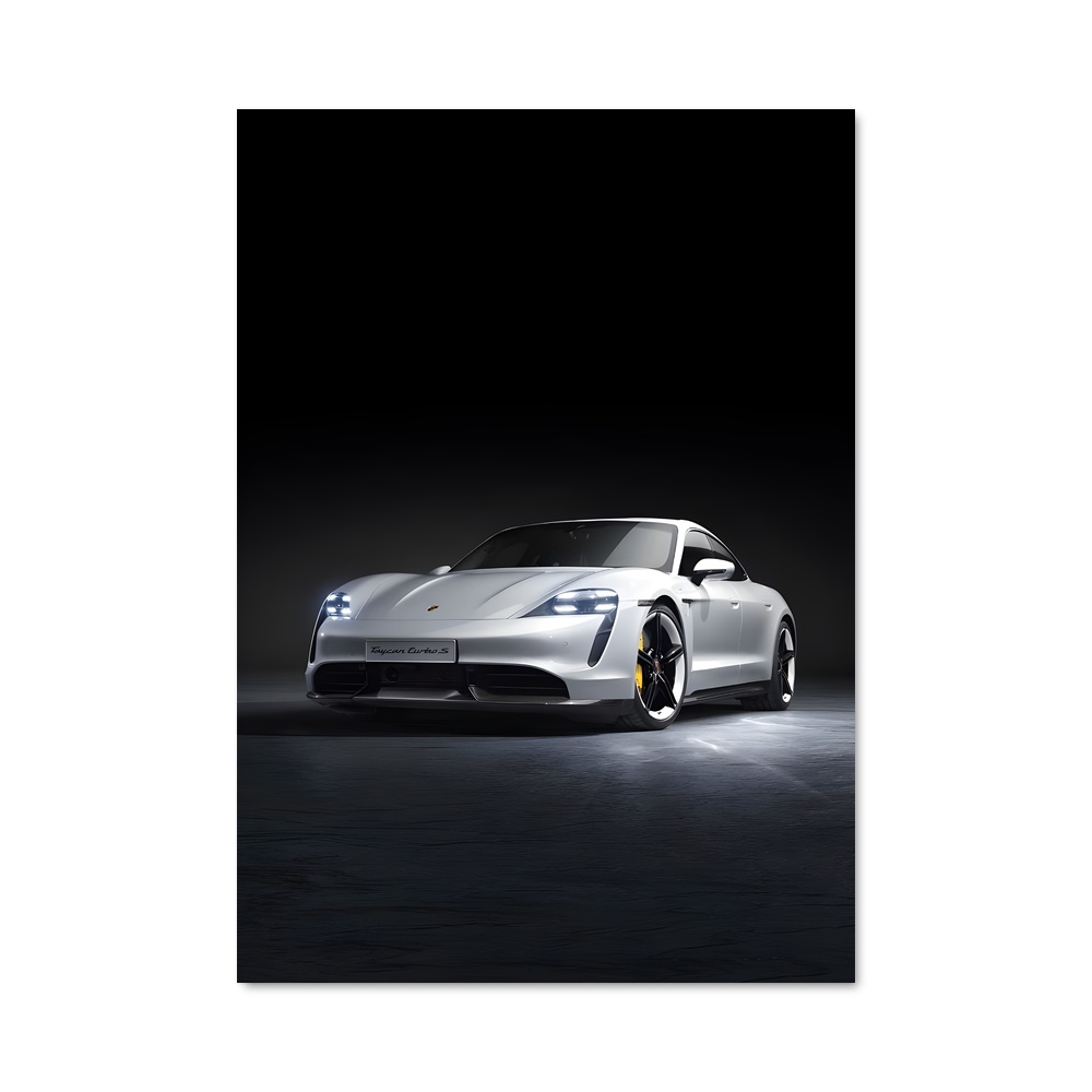 Poster élégant Taycan Turbo S